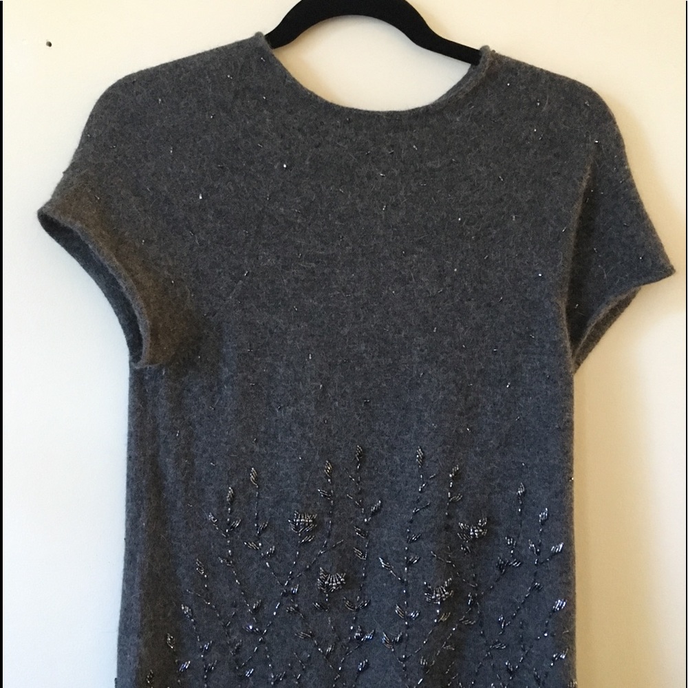 DKNY Petite Embellished Sweater